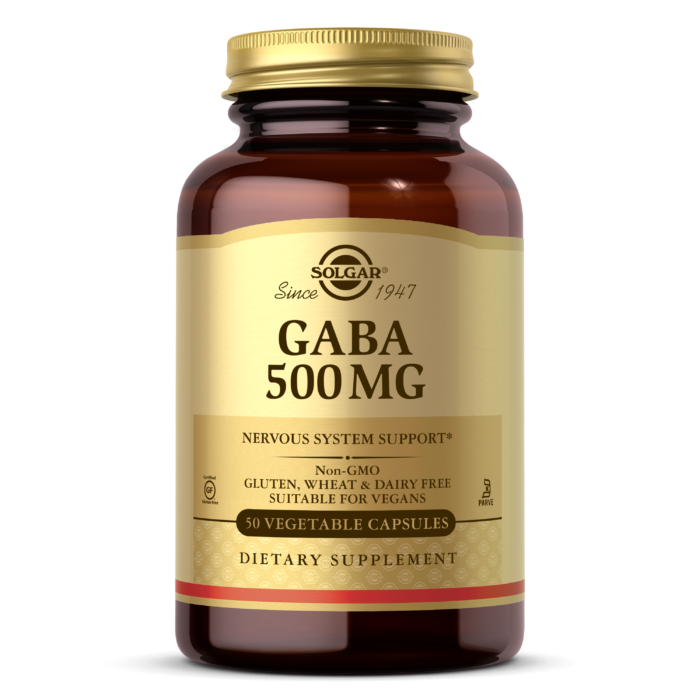 Solgar GABA 500 mg Vegetable Capsules, 50 капс.